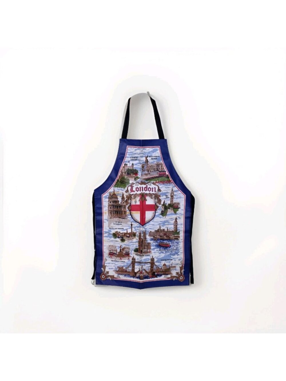 ​Vintage Vista London Landmarks PVC Coated Apron Made in Britain Wipe Clean